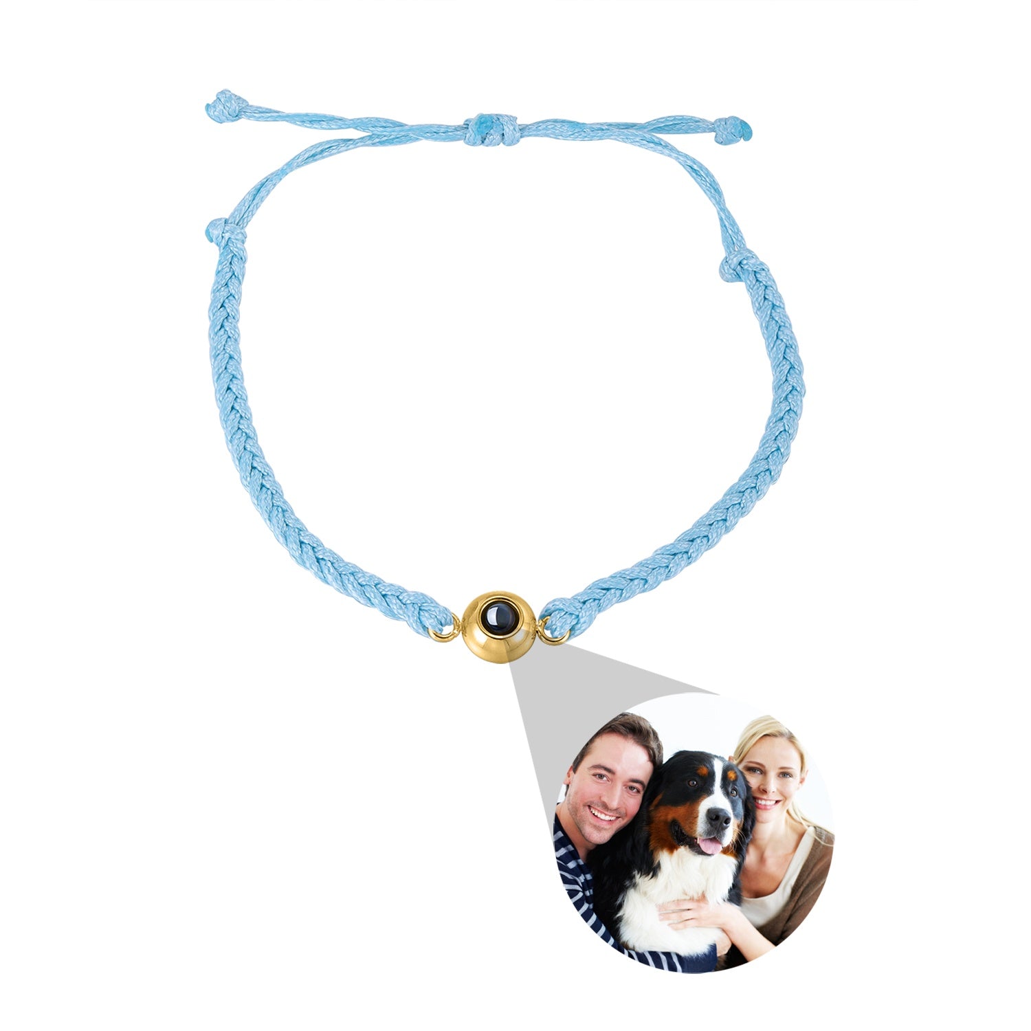 "Rope" Armband mit Fotoprojektion