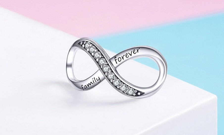 "YouLove" Charm 925 Sterling Silber