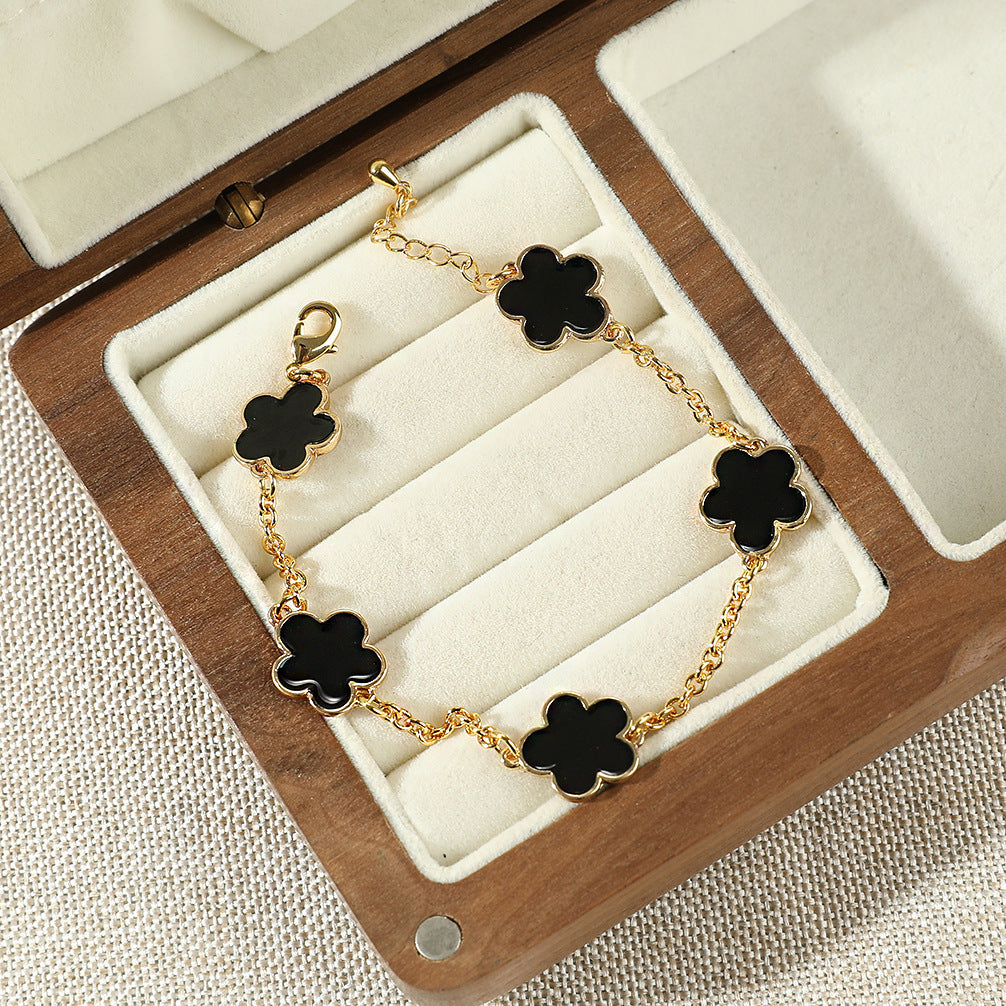 FILINZI - "Flory" Armband Silber mit 18K Vergoldung