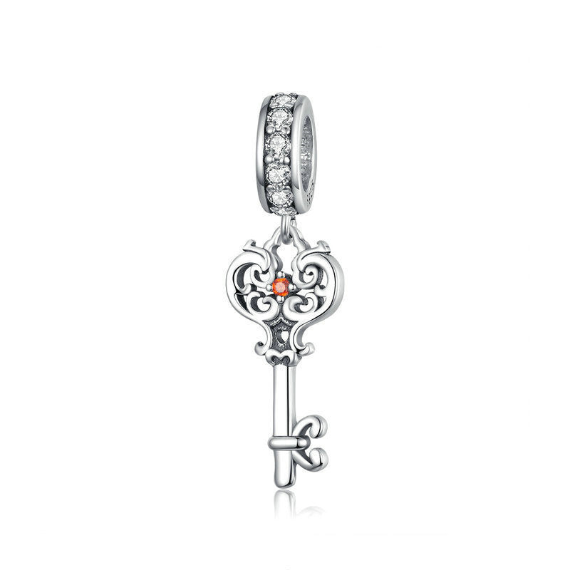"Key" Charm 925 Sterling Silber