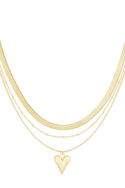 Halskette „Lovely Layers“ – Goldfarben