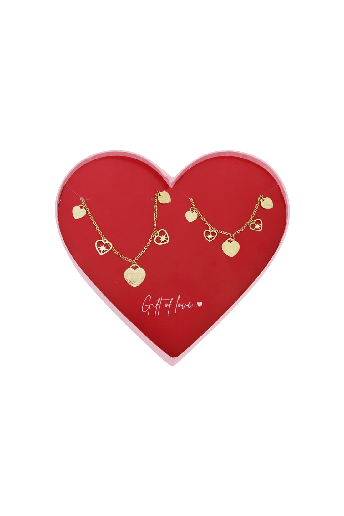 Geschenk der Liebe Edelstahlschmuck - Goldfarben