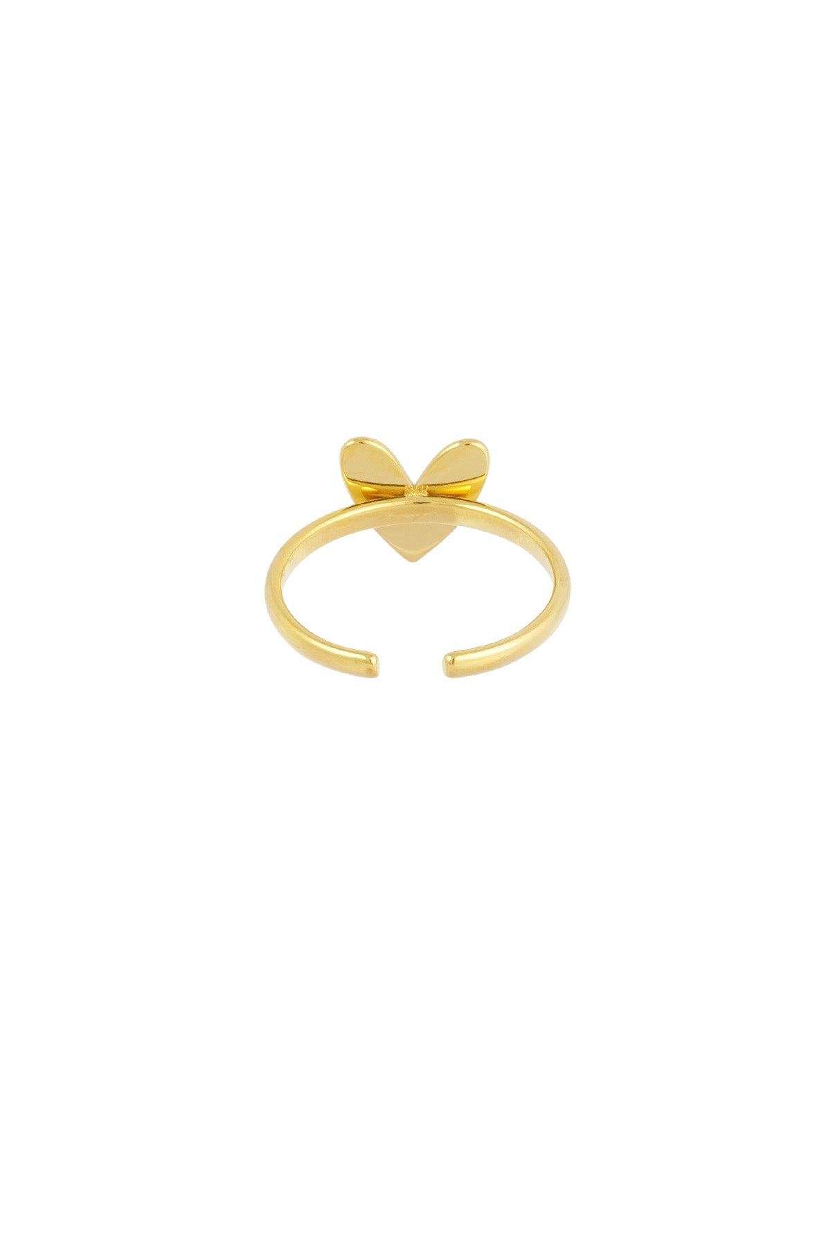 Klassischer Liebesring – Goldfarbe  - Goldfarbefarbe
