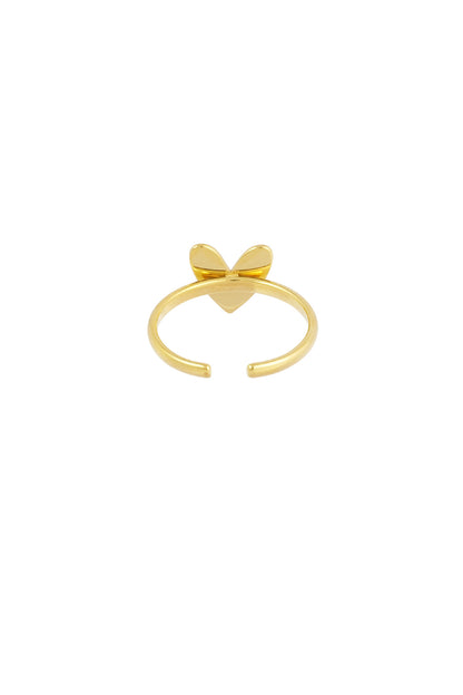 Klassischer Liebesring – Goldfarbe  - Goldfarbefarbe