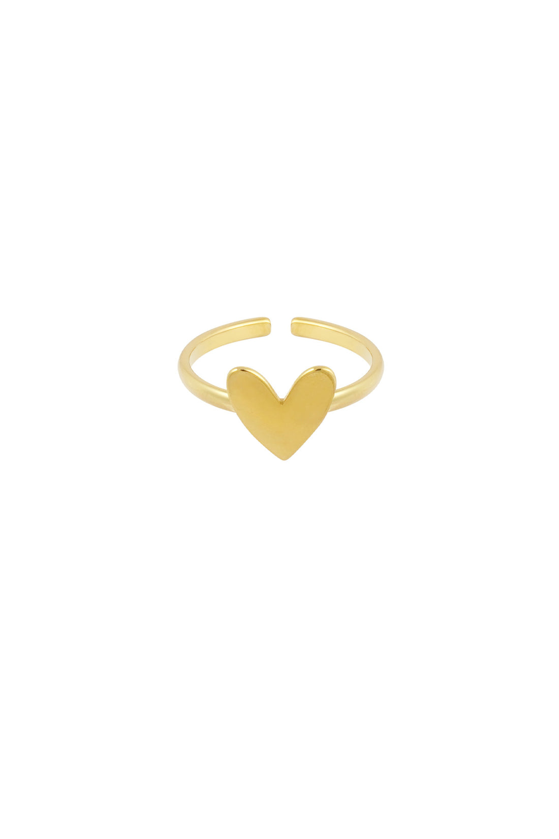 Klassischer Liebesring – Goldfarbe  - Goldfarbefarbe