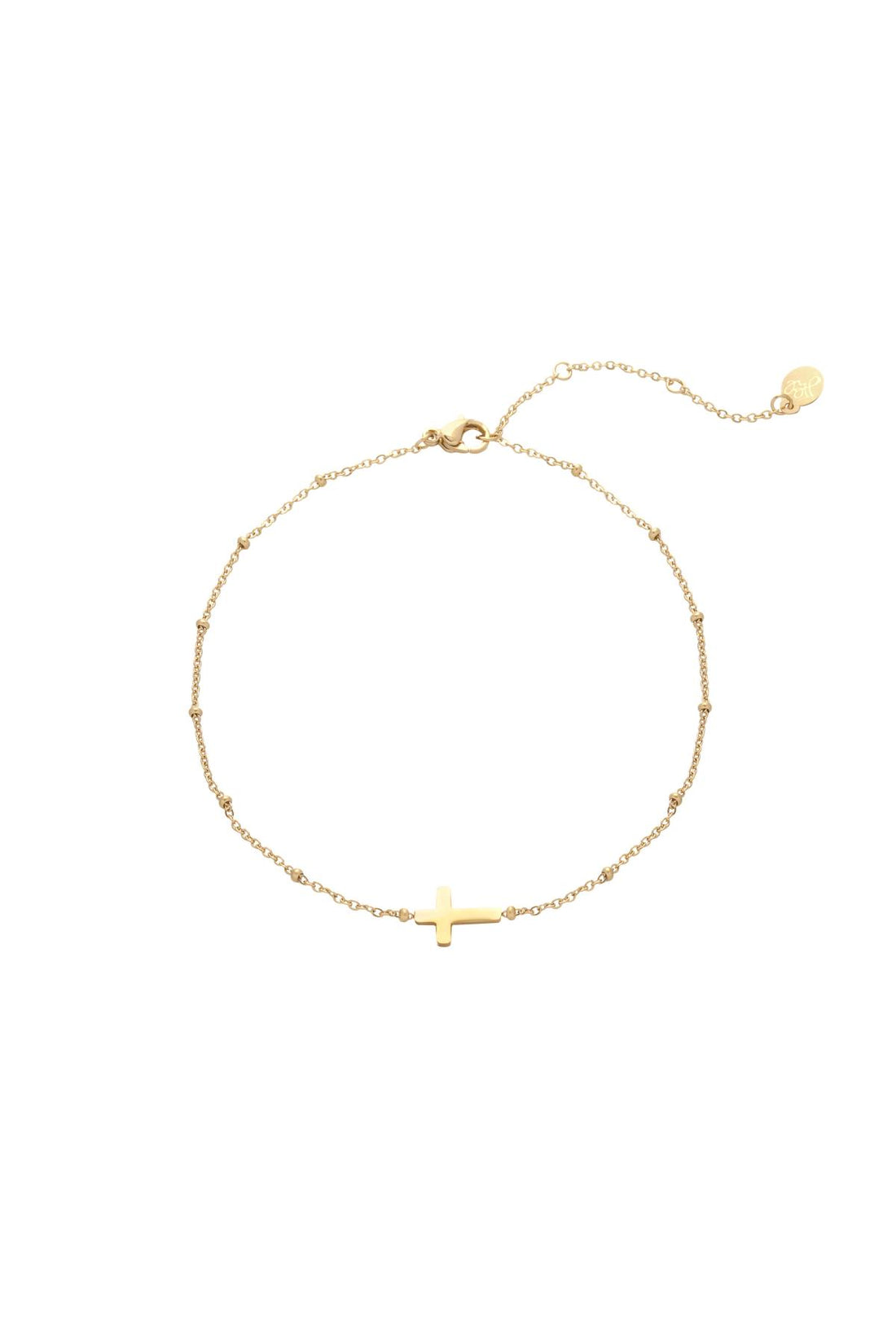 Armband Classic Cross Goldfarbe Edelstahl