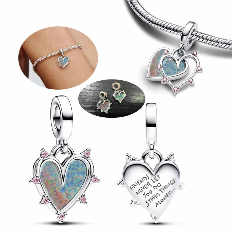 Family Friends Charms-925er Sterling Silber