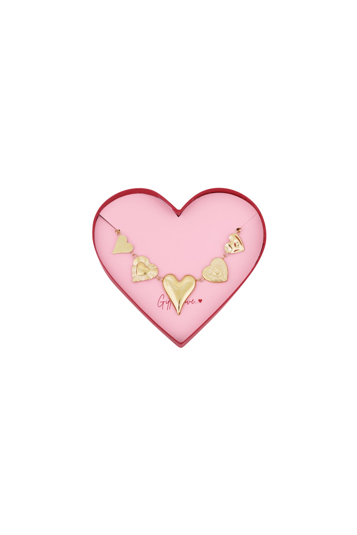 Geschenk der Liebe Liebesarmband aus Edelstahl - Silberfarben