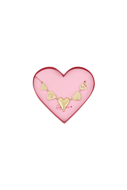 Geschenk der Liebe Liebesarmband aus Edelstahl - Silberfarben