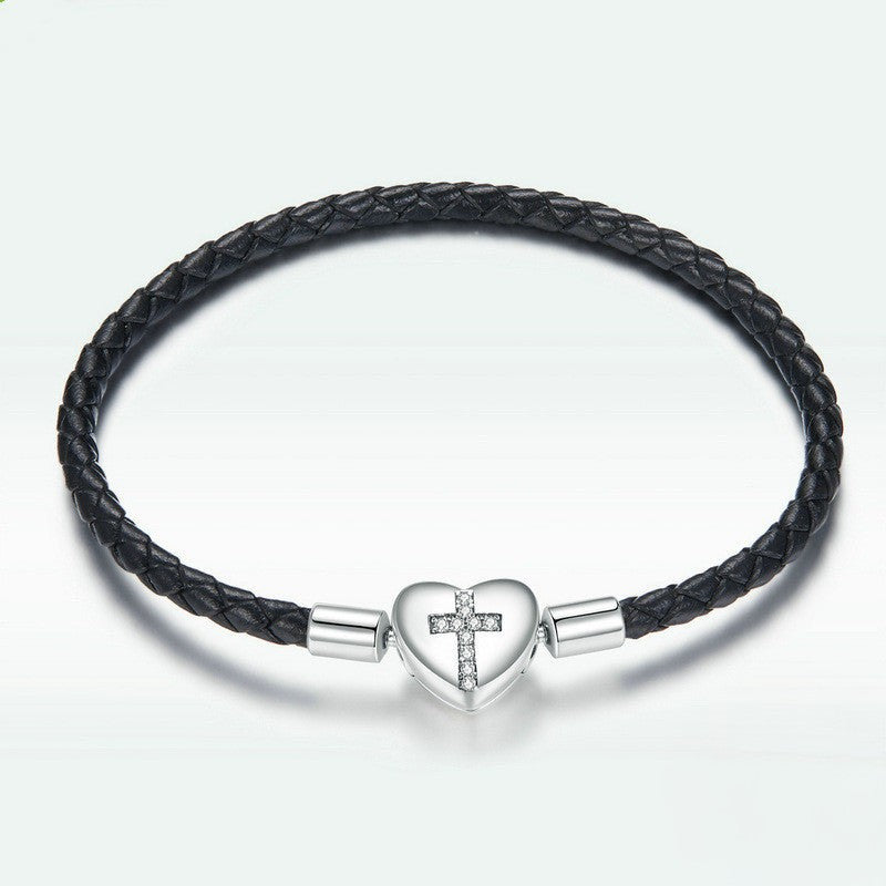 FILINZI - &quot;Crossheart&quot; Charm Armband