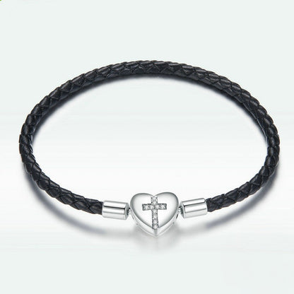 FILINZI - &quot;Crossheart&quot; Charm Armband