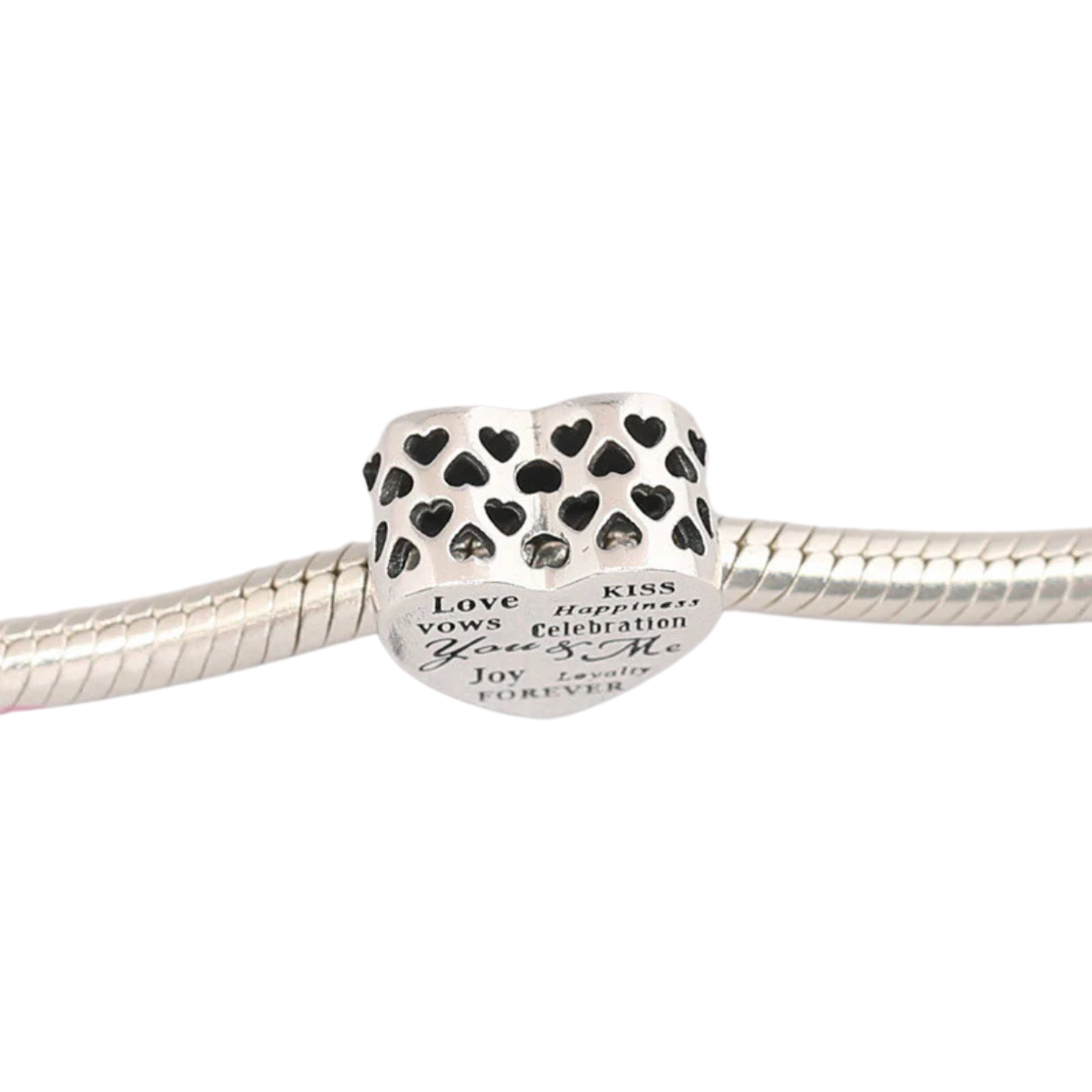 &quot;BeLove&quot; Charm 925er Silber