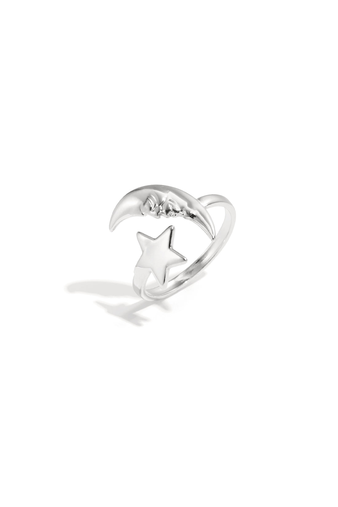 Edelstahl Minimalist Ringe Stern Casual Täglich Einfache Serie frauen schmuck