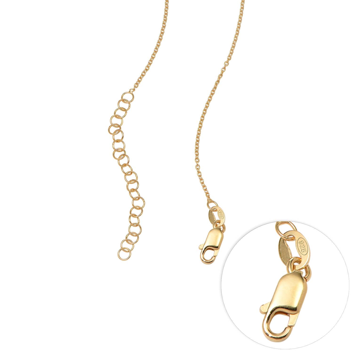 FILINZI - &quot;Lovely&quot; Russische Ringkette, Personalisierbar