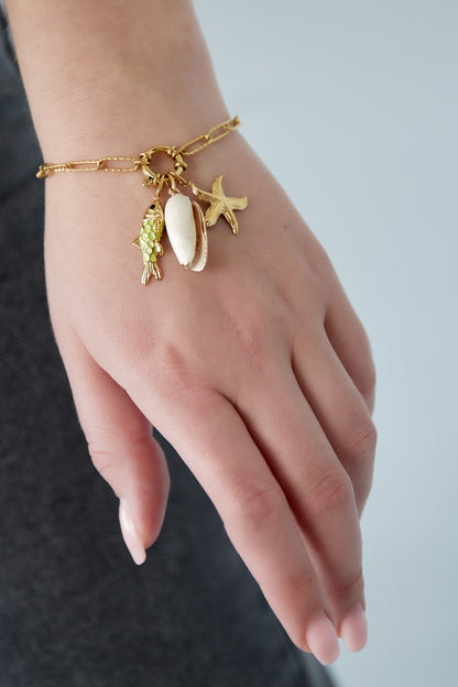 DIY-Armband mit Seesternen