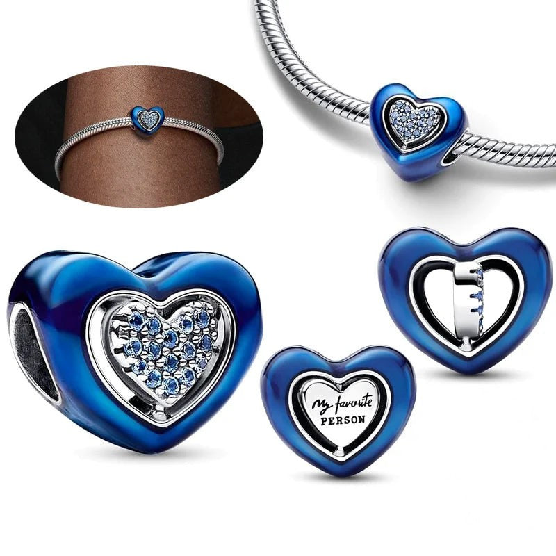 Family Friends Charms-925er Sterling Silber
