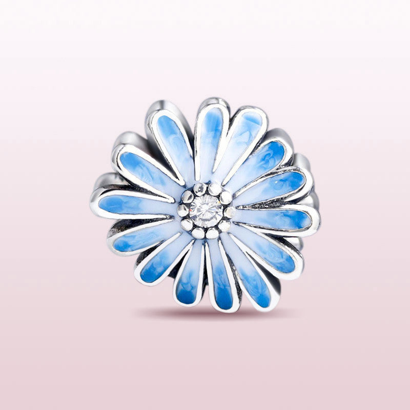 &quot;Blaues Gänseblümchen&quot; Charm