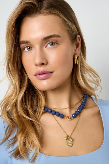 Perlenkette mit Vorderverschluss – 12 mm