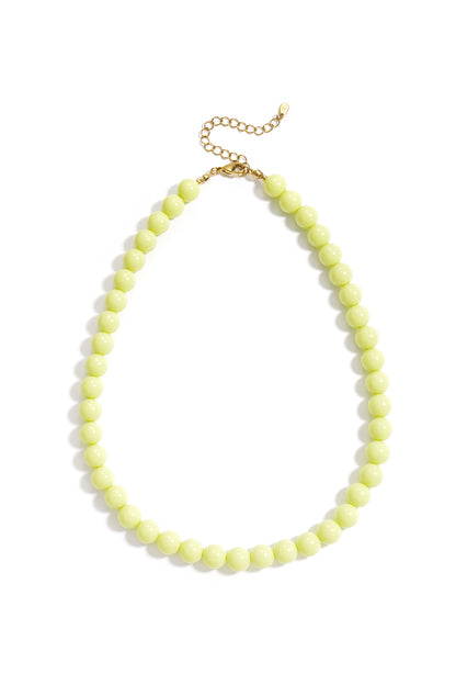 Halskette mit mittelgroßen Perlen-10mm