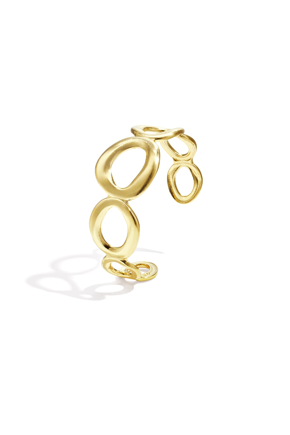Edelstahl-Armreifen, rund, lässig, schlicht, Serie für Damenschmuck