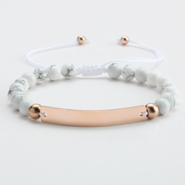 FILINZI - &quot;Jade&quot; Armband, personalisierbar