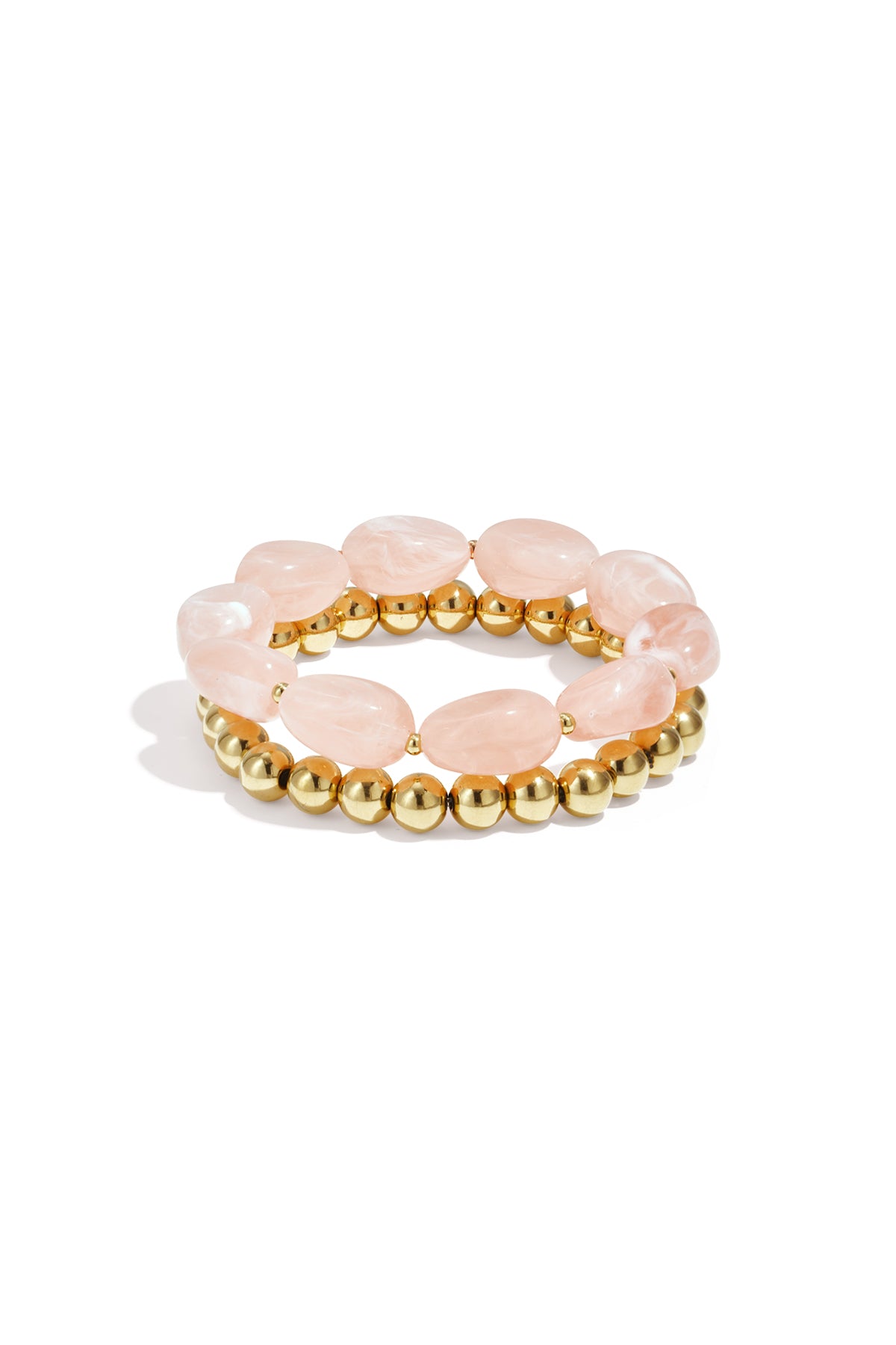 Armbandset mit organischen Perlen