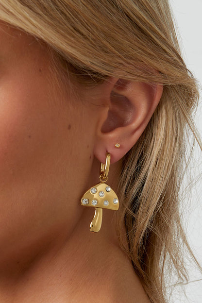 Edelstahl Tropfen Ohrringe pflanze Casual Täglich Einfache Serie frauen schmuck