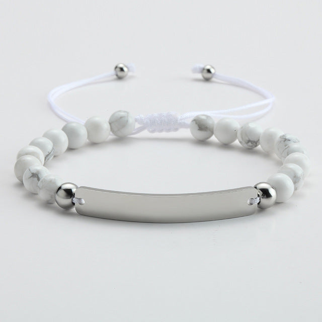 FILINZI - &quot;Jade&quot; Armband, personalisierbar