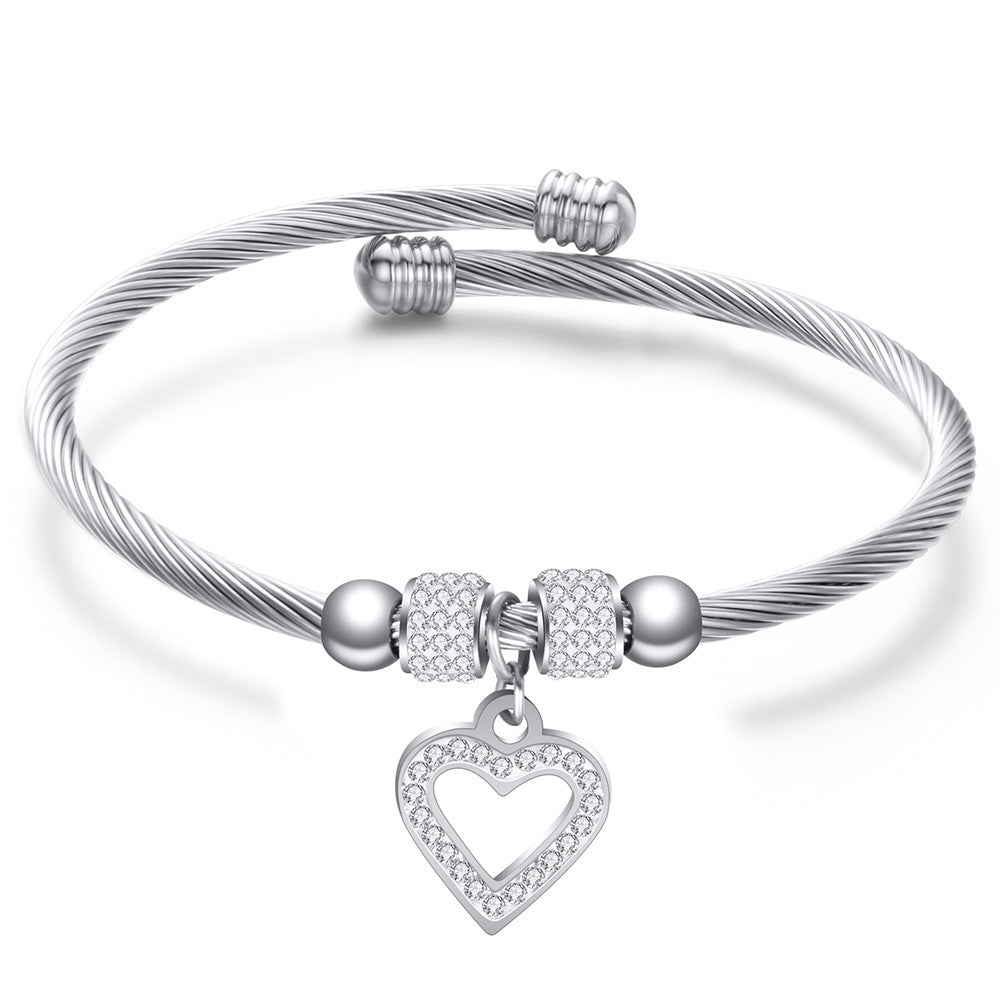 "Fabi" Armband mit Herz Charm