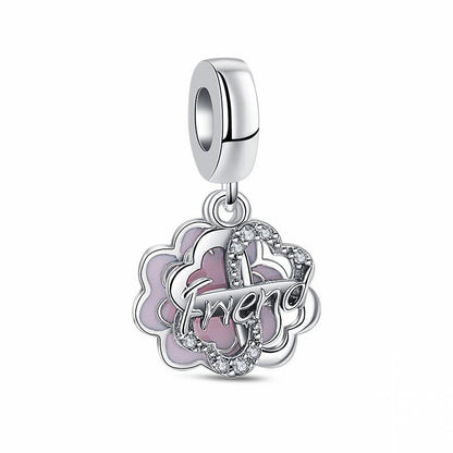 Family Friends Charms-925er Sterling Silber