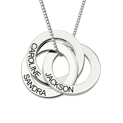 FILINZI - &quot;Lovely&quot; Russische Ringkette, Personalisierbar