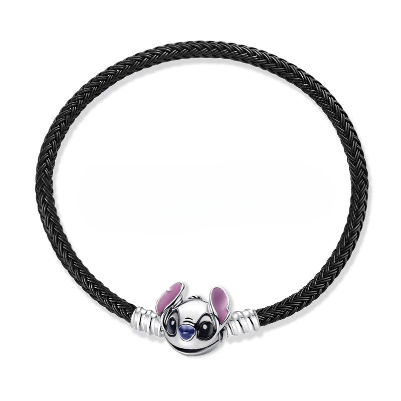 Charmarmband &quot;Stitch&quot;-Schwarz