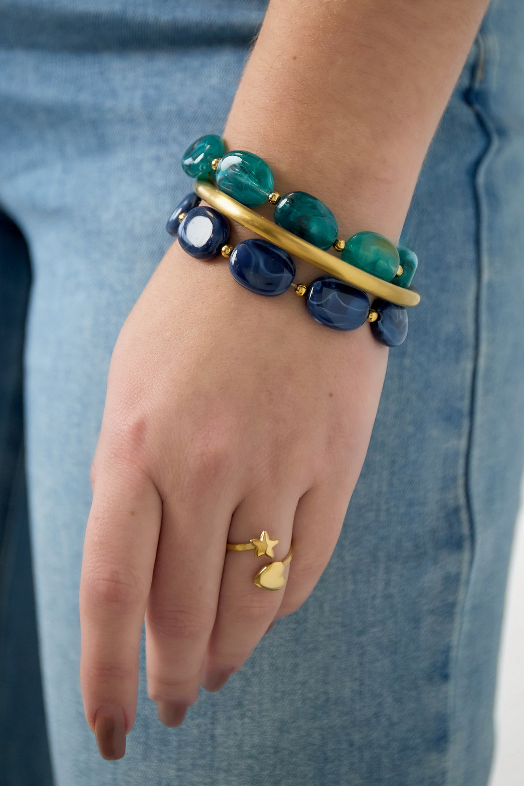 Acryl Perlen Armbänder Perlen Casual Täglich Einfache Serie frauen schmuck