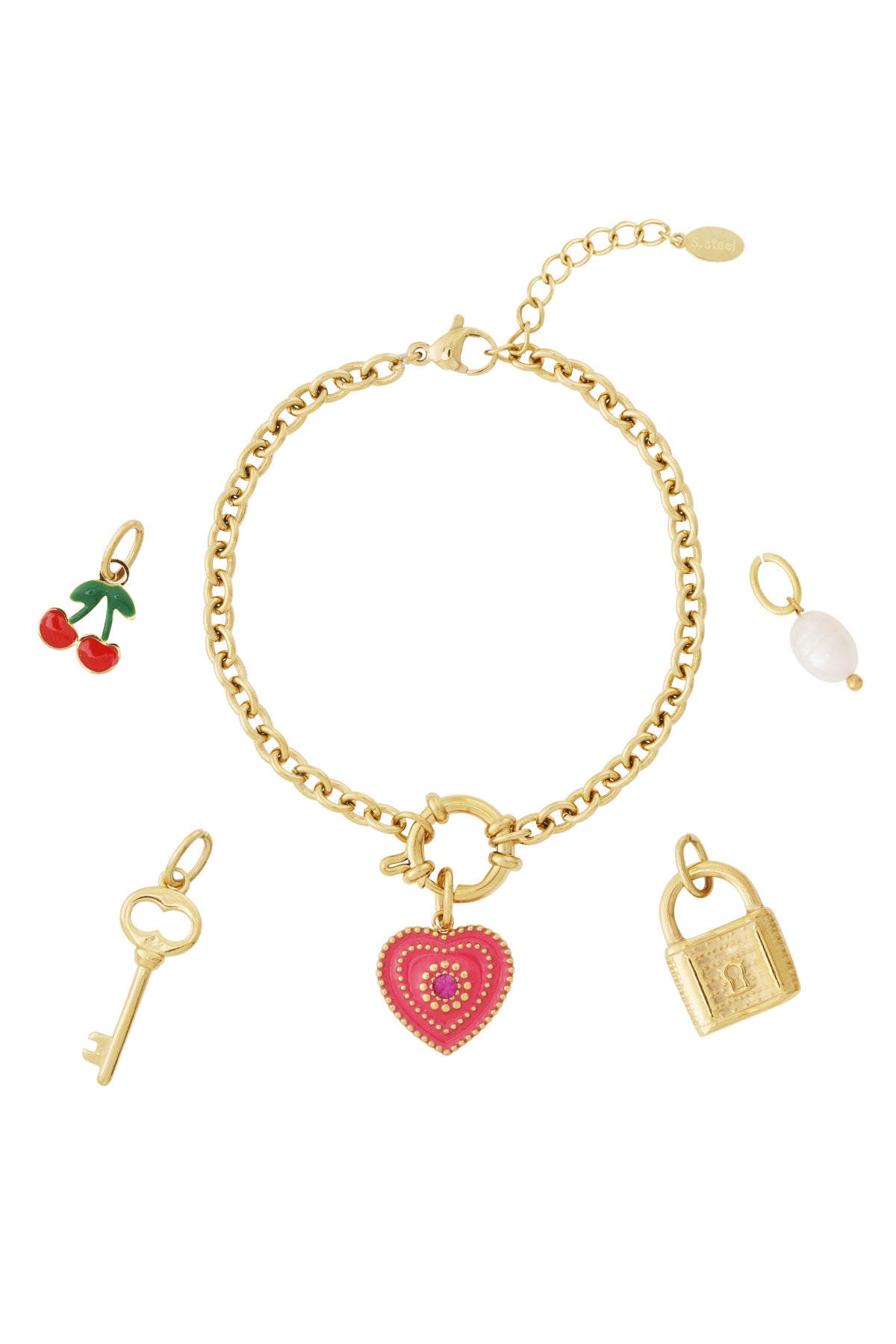 Herz-DIY-Armband