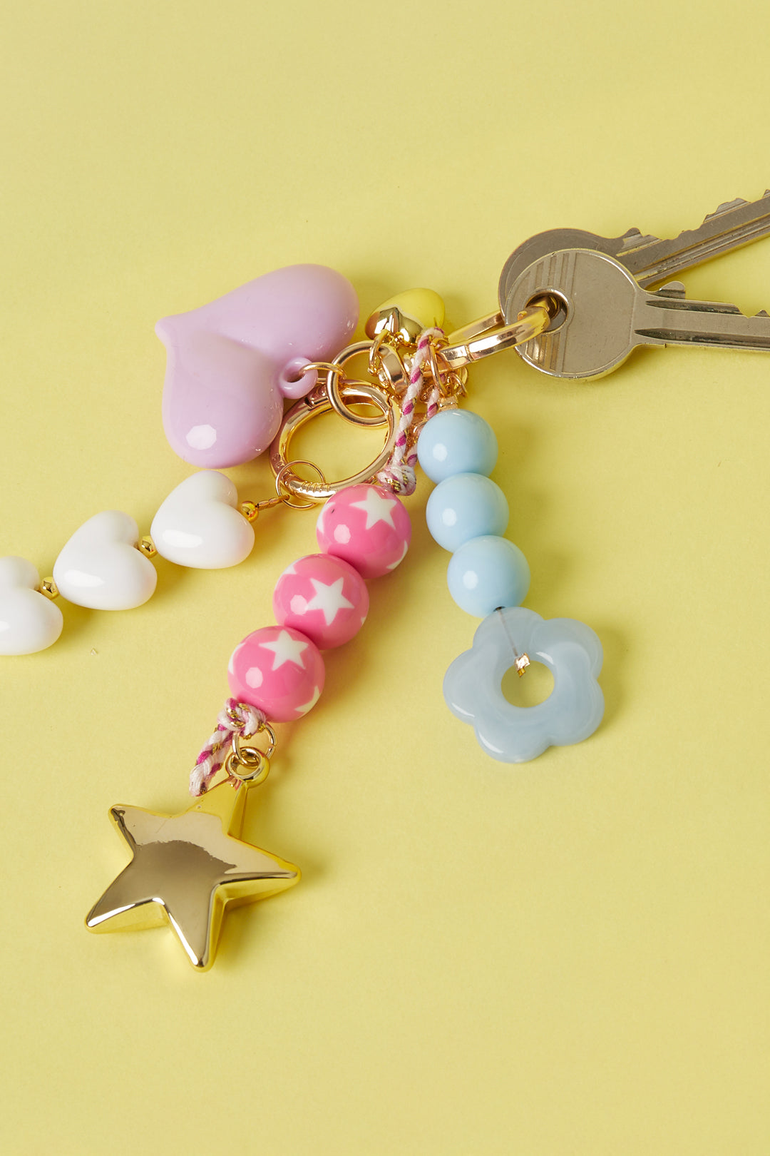 Taschenanhänger aus Acryl, Perlen, lässige Accessoires für jeden Tag