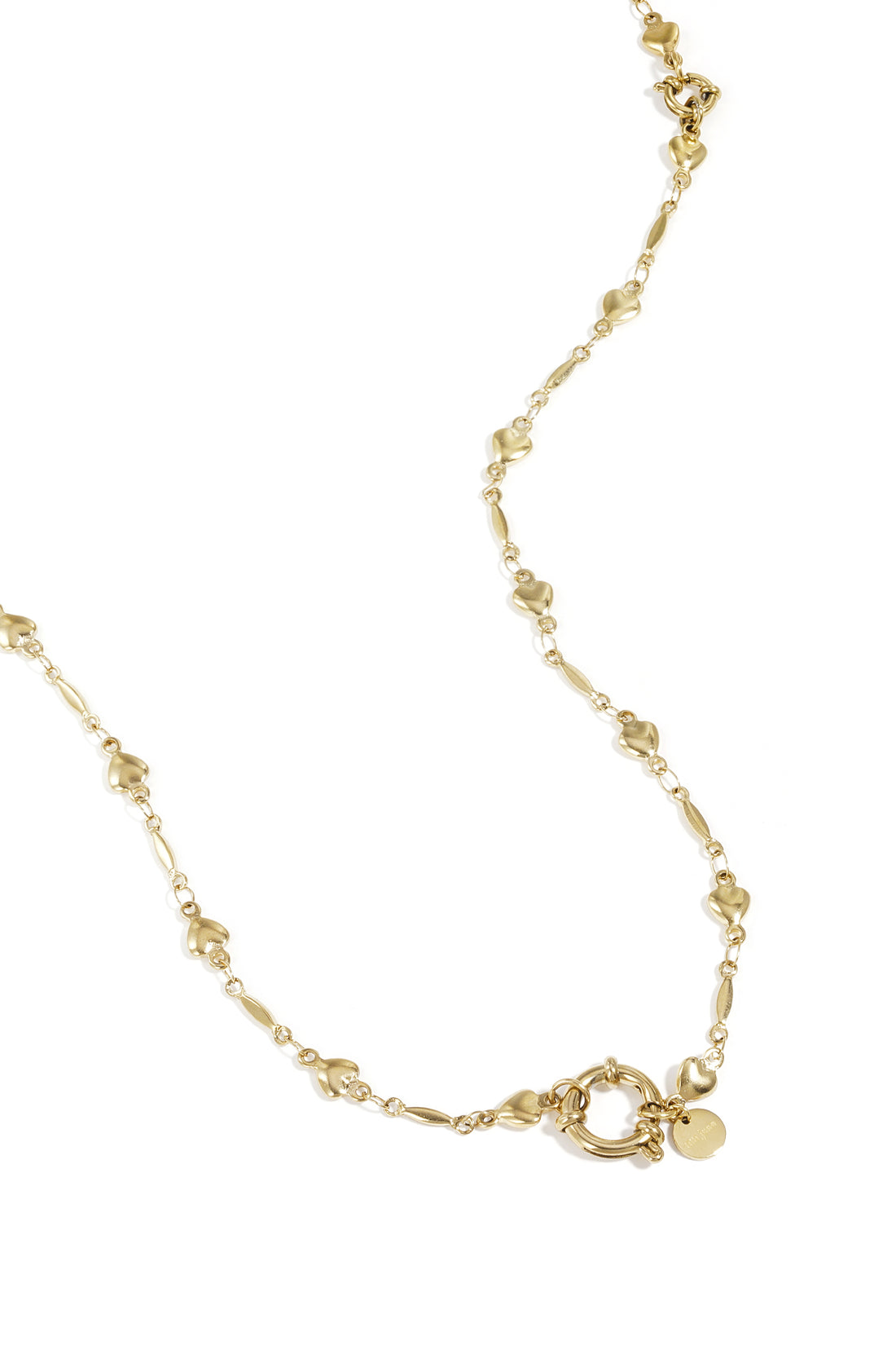 Kette mit Gliedern und Herzen abnehmbar und verstellbar