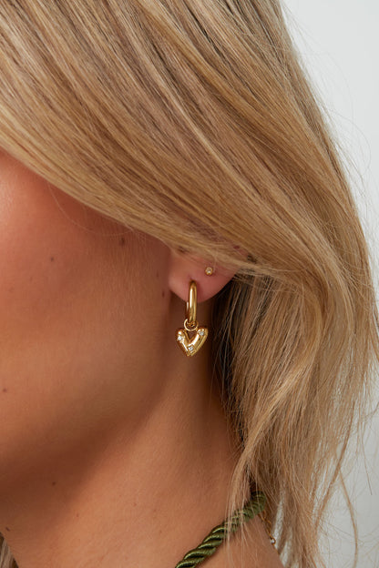 Edelstahl Tropfen Ohrringe Herz Casual Täglich Einfache Serie frauen schmuck