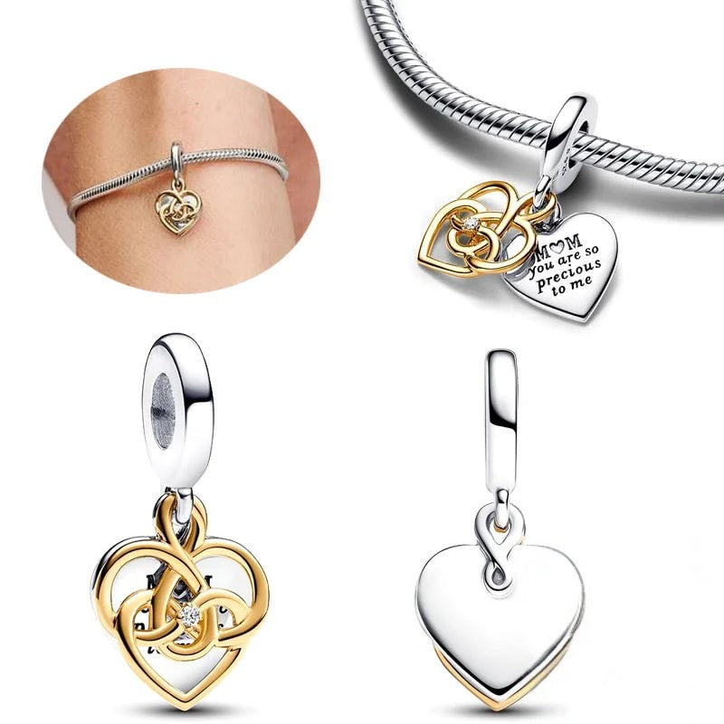 Family Friends Charms-925er Sterling Silber