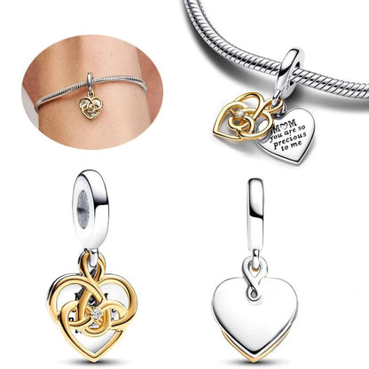 Family Friends Charms-925er Sterling Silber
