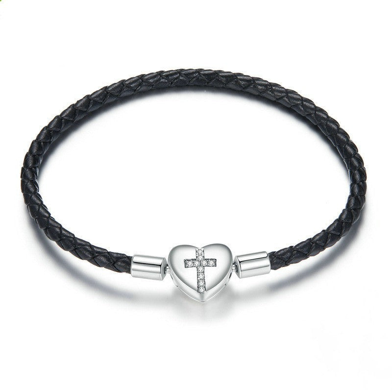 FILINZI - &quot;Crossheart&quot; Charm Armband