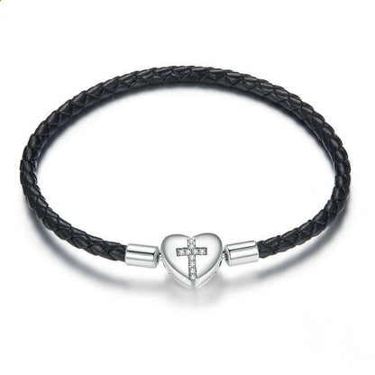FILINZI - &quot;Crossheart&quot; Charm Armband