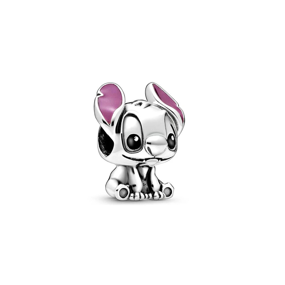 Silberner &quot;Stitch&quot;-Charm