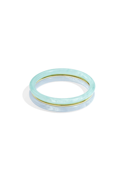 Set aus 3 einfachen Armreifen