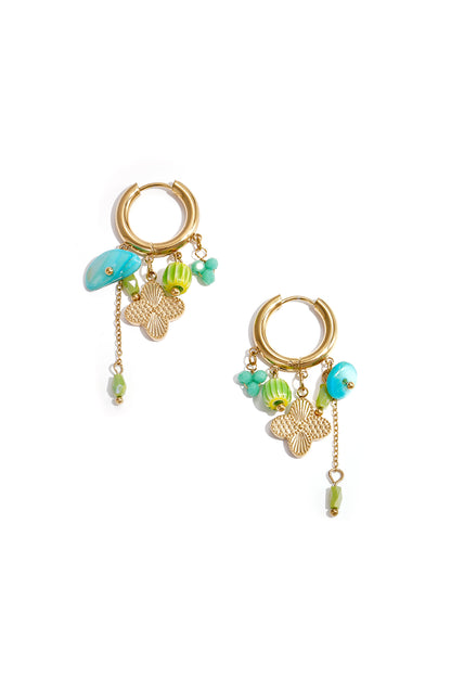Ohrhänger aus Edelstahl, Kirsche, süße romantische Serie, Damenschmuck