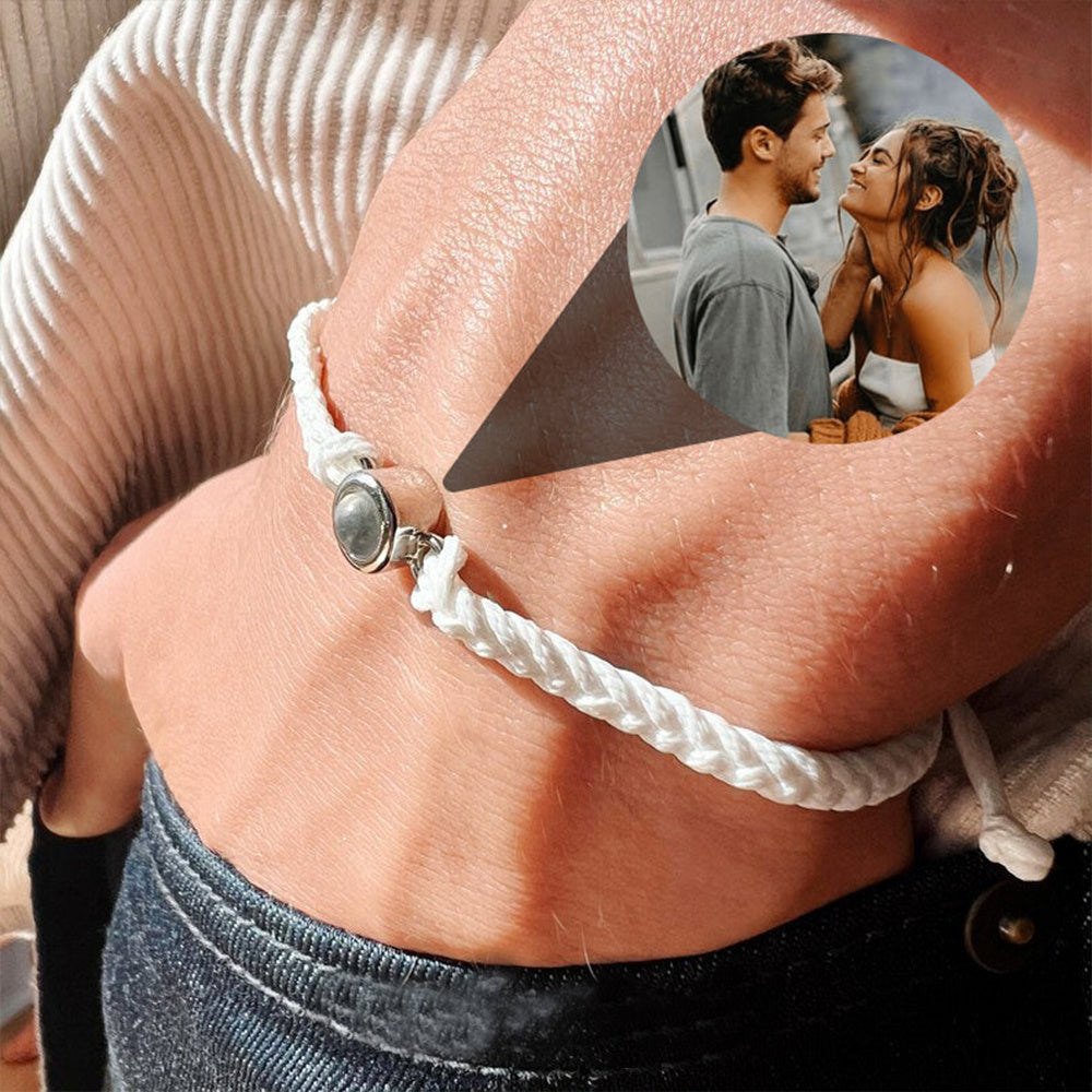 "Rope" Armband mit Fotoprojektion