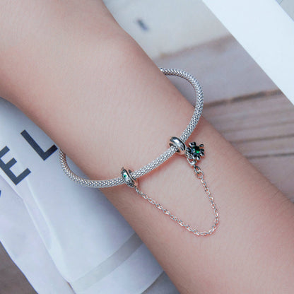 Charm-Sicherungskettchen &quot;Kleeblatt&quot;