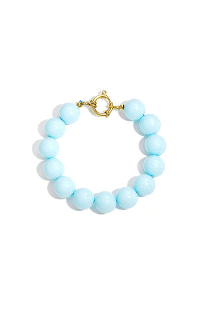 Armband mit großen Perlen und Vorderverschluss
