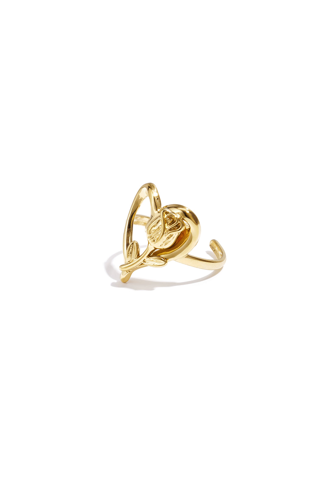 Statement-Ringe aus Edelstahl, Herz, süße, romantische Serie für den Alltag, Damenschmuck