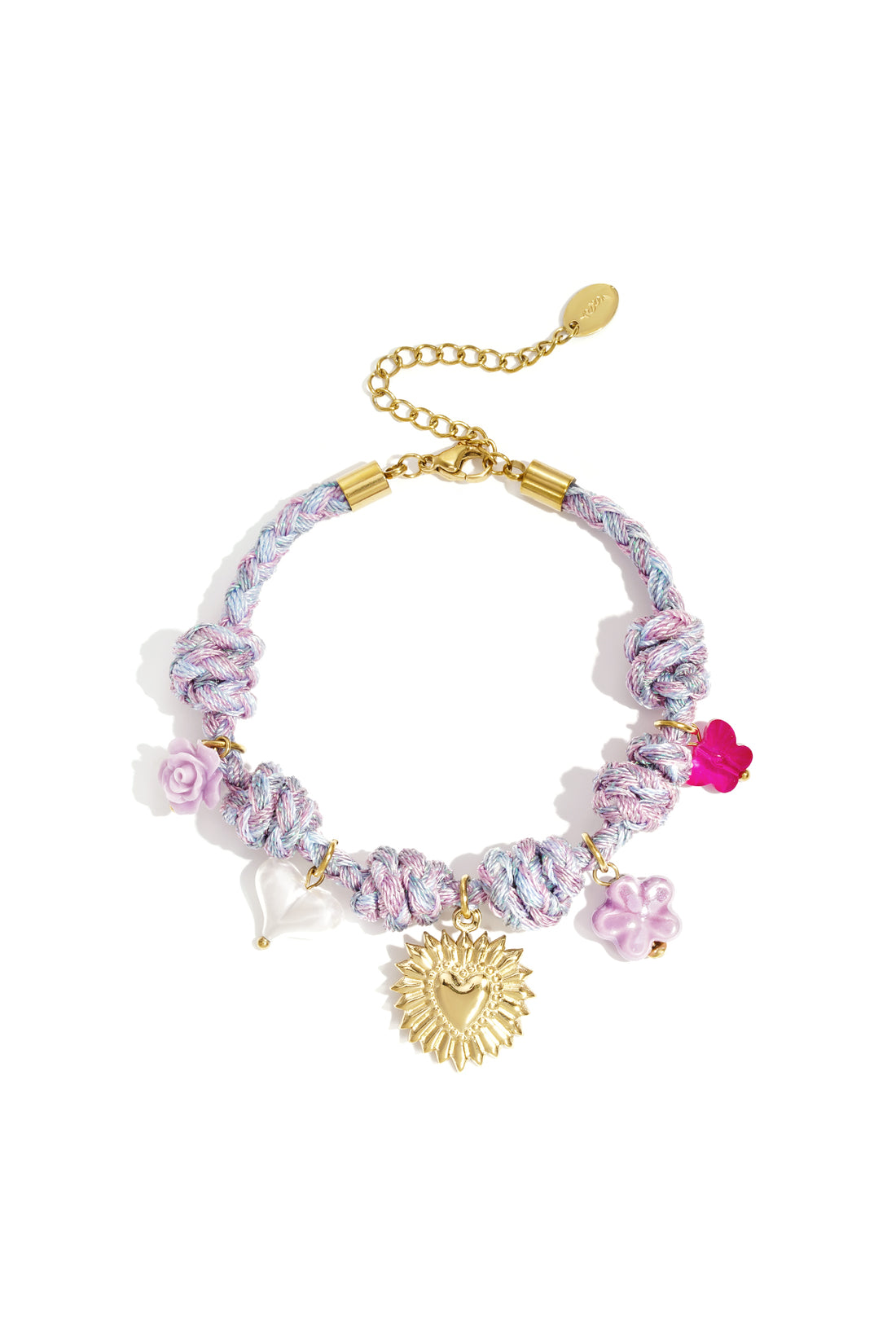 Seil-Charm-Armbänder, Herz, süße, romantische Serie für jeden Tag, Damenschmuck