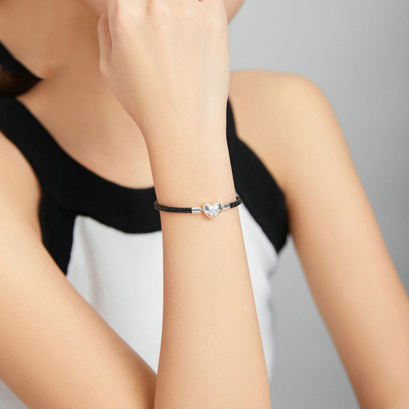 FILINZI - &quot;Crossheart&quot; Charm Armband